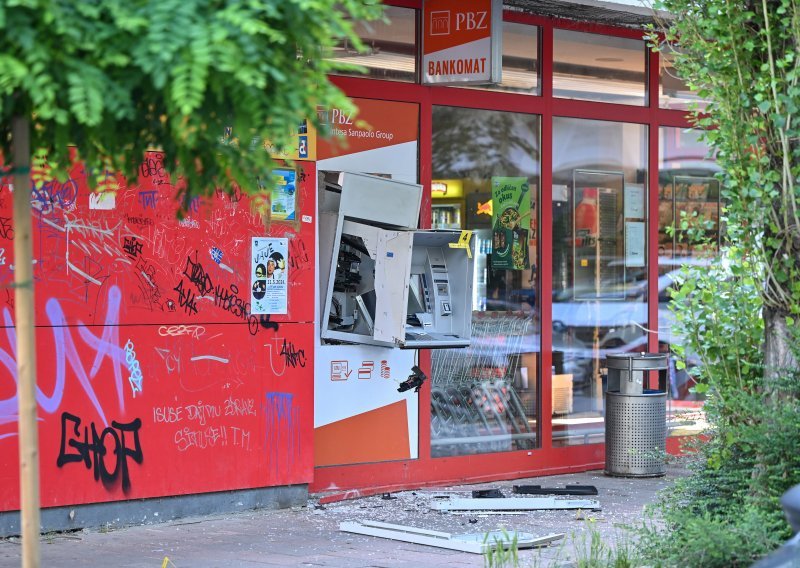 Eksplozija bankomata u Folnegovićevom naselju