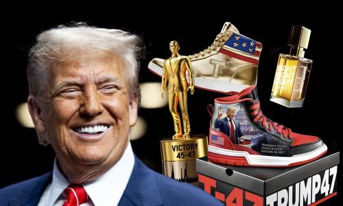 Biblija, tenisice, parfemi, satovi, gitare... Trump je od sebe stvorio brend - i masno zarađuje