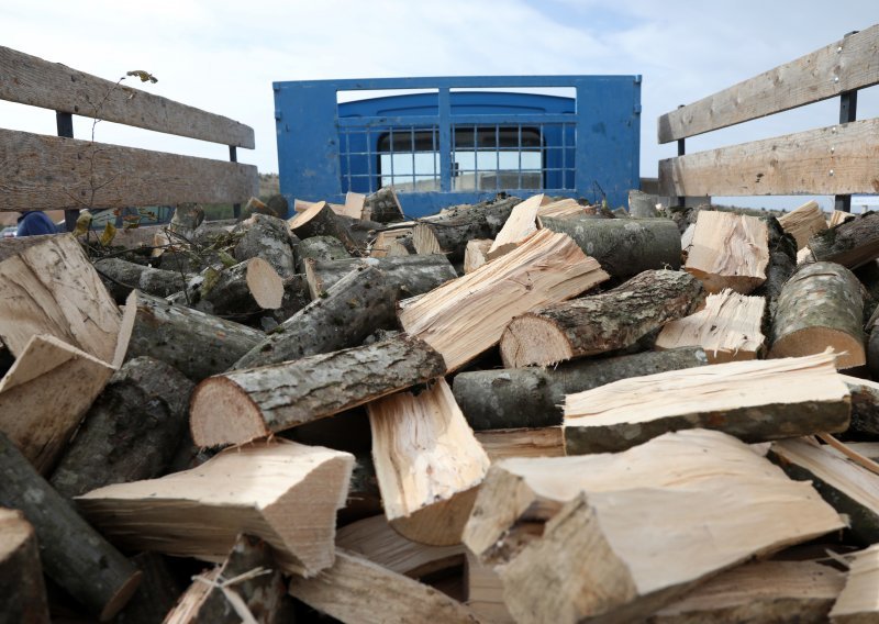 Mnogi Ličani čekaju na drva za ogrjev iako su isporuke rekordne