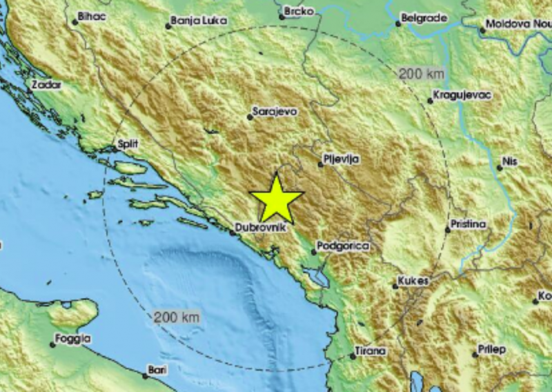 Crnu Goru pogodio snažan potres
