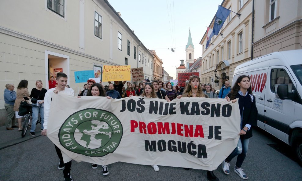 Globalni prosvjed za klimu u Zagrebu 20. rujna 2019.