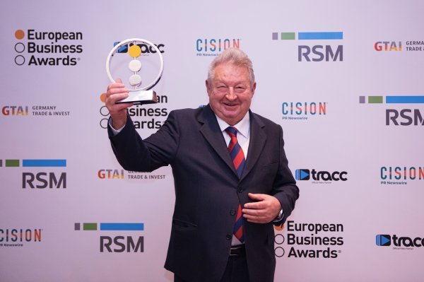 Stjepan Šafran na dodjeli nagrade za europskog poduzetnika godine