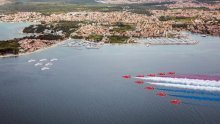 Pogledajte kakve su vratolomije Krila Oluje i britanski Red arrows izvodili nad Zadrom