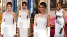 Melania Trump se za svečanu večeru s kraljicom poslužila provjerenim modnim trikom po uzoru na svoje prethodnice