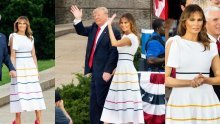 Kiša uništila besprijekorno izdanje Melanije Trump: Njezina haljina postala vruća tema na društvenim mrežama