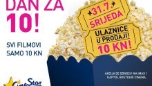 Sljedeća srijeda je dan za kino - svi filmovi u CineStar kinima za samo 10 kuna