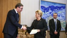 Vučić: Od Grabar Kitarović sam tražio da se ne koristi stalno izraz 'velikosrpska agresija'