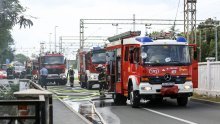 Požar na krovištu stare ciglane Zagreb