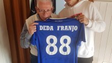 Dinamo i Lovro Majer iznenadili 88-godišnjeg djeda Franju