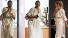 Jednostavna bijela haljina i lice bez šminke: Cameron Diaz ne može sakriti koliko joj život daleko od kamera godi