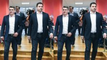 Milanović i Bernardić su SDP-ovi modni blizanci: Iste hlače, košulja i sako, pa čak i frizura; još samo fali da se prime za ručice