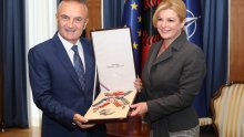 Grabar-Kitarović dala potporu Albaniji na putu u EU