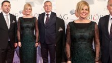 Kolinda Grabar Kitarović modnim odabirom plijenila pažnju na svečanoj proslavi