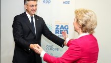 [FOTO] Plenković dočekao novu šeficu Europske komisije u Zagrebu