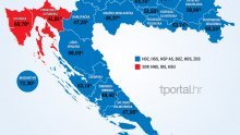 HDZ-ova lista pobijedila u Zagrebu i 16 županija, SDP-ova u četiri