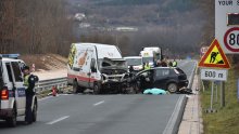 Frontalni sudar na Istarskom ipsilonu, poginula jedna osoba