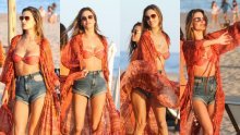 Sve što je Alessandri Ambrosio potrebno za dobar provod su vruće hlačice, bikini i plaža