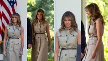 Melania Trump plijenila elegancijom u haljini inspiriranoj safari stilom odijevanja