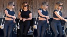 Nikad nije bila u boljoj formi: Jennifer Lopez u tajicama i crop topiću istaknula istesanu figuru