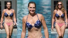 Brooke Shields pokazala besprijekornu figuru u bikiniju; odabranim uzorkom odala počast svojoj domovini