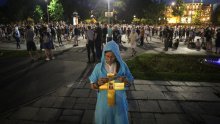 Na subotnjem prosvjedu u Beogradu osjetno manje demonstranata nego prethodnih dana