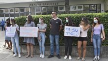 Studenti Pravnog fakulteta u Splitu prosvjedom traže izvanredni ispitni rok