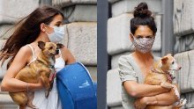 Paparazzi su ih prepoznali unatoč maskama na licu: Katie Holmes i Suri Cruise u šetnji ulicama New Yorka