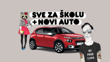 Opremite djecu za školu i osvojite novi Citroën C3!