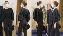 Crna boja je uvijek siguran izbor: Jedna od najbolje odjevenih kraljica u elegantnom izdanju koje ćete poželjeti kopirati