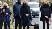 Dotjerana i u šetnji s psom: Brigitte Macron u istom danu promijenila dva briljantna stajlinga