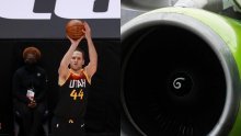 Drama na letu NBA momčadi Utah Jazza; Hrvat Bogdanović i suigrači čuli su eksploziju i avion je prisilno sletio. Prve fotografije su zastrašujuće