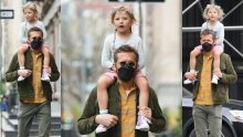 Pogled na ulice New Yorka najljepši je s tatinih ramena: Ryan Reynolds snimljen u šetnji s preslatkom James