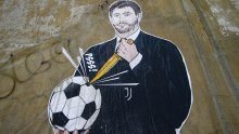 U Rimu osvanuo mural prvog čovjeka Juventusa Andrea Agnellija koji najbolje pokazuje što je Superliga željela napraviti nogometu