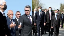 [FOTO/VIDEO] Obilježavanje proboja u Jasenovcu: Milanović, Jandroković i Plenković u odvojenim izaslanstvima položili vijence