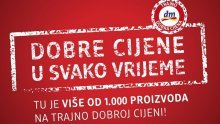 Dobre cijene u svako vrijeme u dm-u