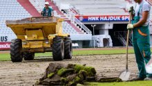 [FOTO] Velike promjene na Poljudu; Hajduk vodi bitku za igrača kojeg želi i Dinamo, a teren se uređuje uz podršku HNS-a