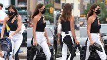 S modne piste na ulicu: Irina Shayk prošetala u tanga trapericama New Yorkom