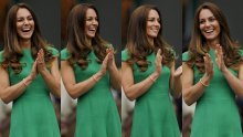 Dobro raspoložena Kate Middleton za izlazak iz samoizolacije odabrala smaragdno zelenu haljinu omiljene dizajnerice