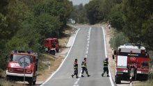 Požar na Srimi lokaliziran: Izgorjelo 10 hektara trave i borove šume