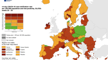 ECDC objavio novu covid kartu, Hrvatska i dalje cijela u crvenom