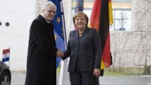 Croatian president holds talks with German chancellor