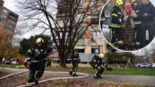 [FOTO, VIDEO] Gorjela zgrada na Ferenščici, spašeno 11 osoba i četiri kućna ljubimca