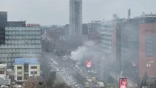 [FOTO] Buknuo požar u poslovnoj četvrti u središtu Zagreba, zapalio se kontejner