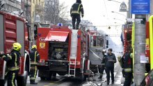 [FOTO] U Zagrebu rano ujutro buknuo požar, obustavljen promet, spašena jedna osoba