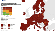 ECDC objavio novu korona kartu. Gotovo cijela Europa u istoj boji