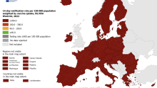 Korona izvan kontrole: Cijela Europa u tamnocrvenome