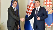 [FOTO] Milanović razgovarao s grčkim premijerom Mitsotakisom