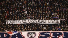 [FOTO] Torcida poslala snažnu podršku ukrajinskom narodu