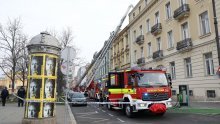 [FOTO/VIDEO] Ugašen požar u centru Zagreba, vatrogasci javili kako nema ozlijeđenih