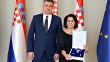 Milanović odlikovao glavnu tajnicu Ureda Mirjam Katulić